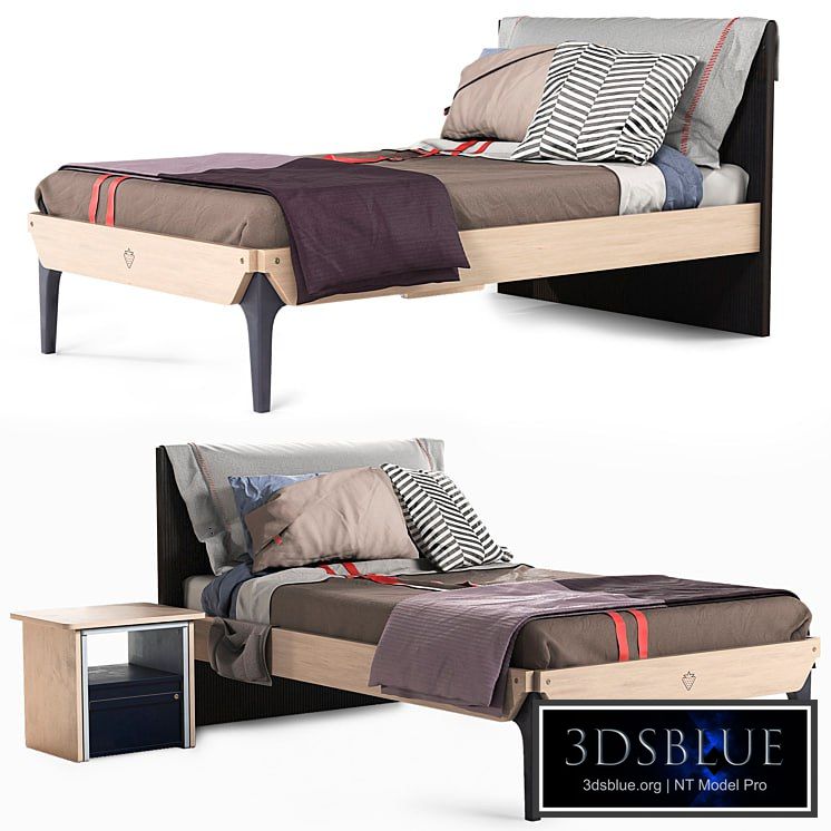 Cilek_Jugendzimmer_Trio_Bett