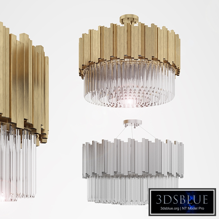Chandelier kristallen kroonluchter silver gold