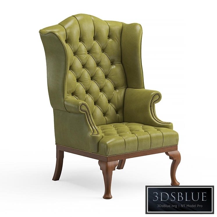 Queen Anne Wing Chair