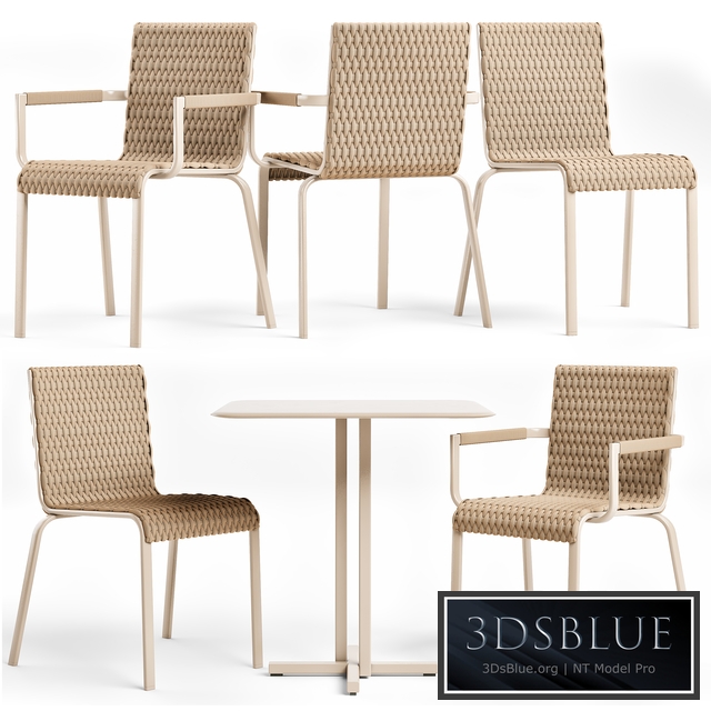 Roberti Rattan Key West Chairs & Table