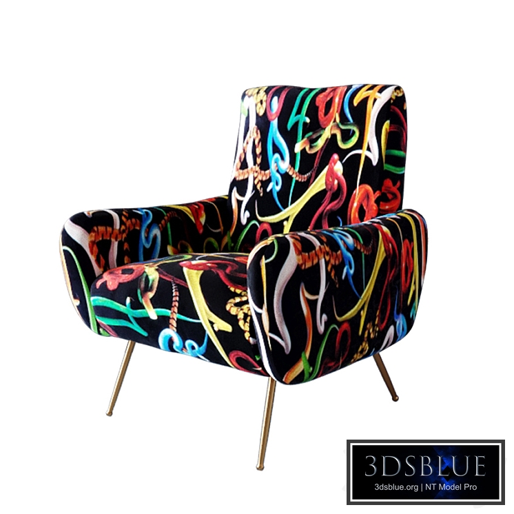 Armchair Seletti Armchair Snakes Design: Toiletpaper