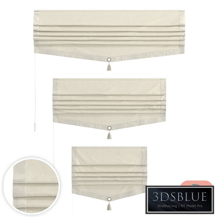 Set of Roman curtains MARIT (INMA)