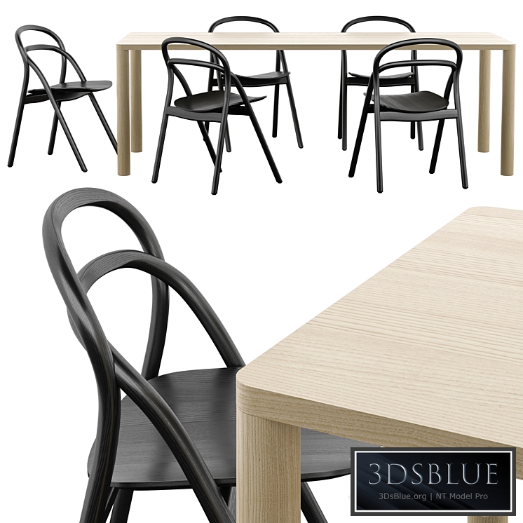 Hem Udon Chair and Log Tables