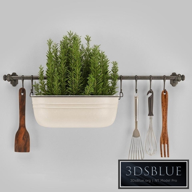 Kitchen-object-set-on-wall