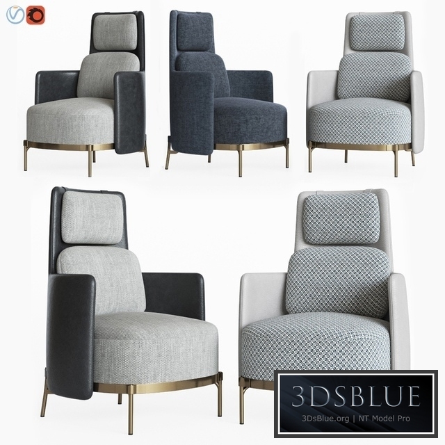 Minotti Tape Armchairs