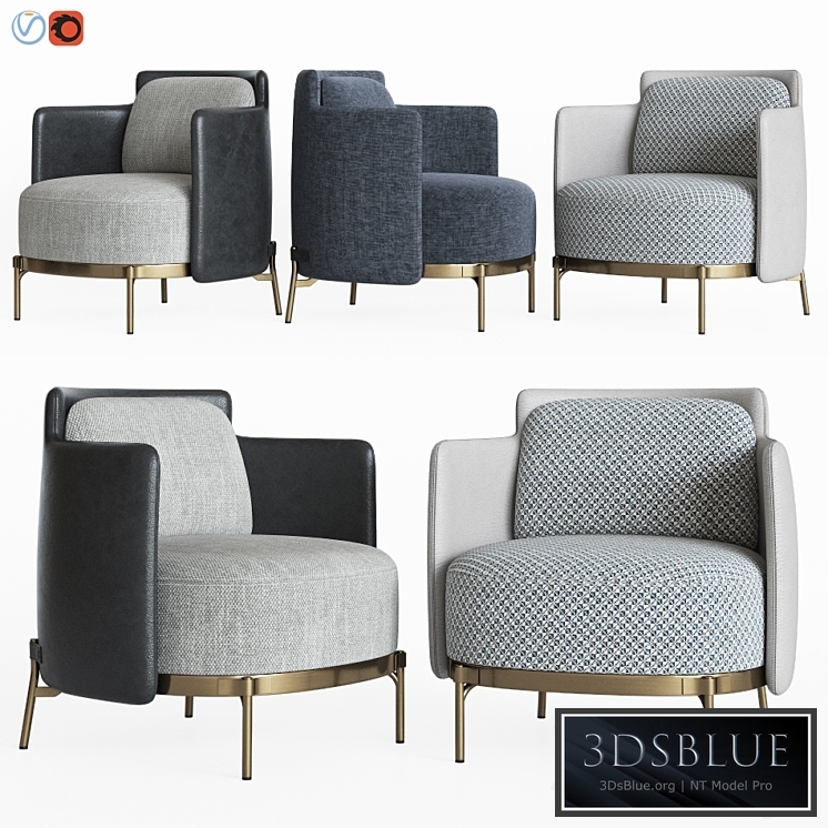 Minotti Tape Armchair