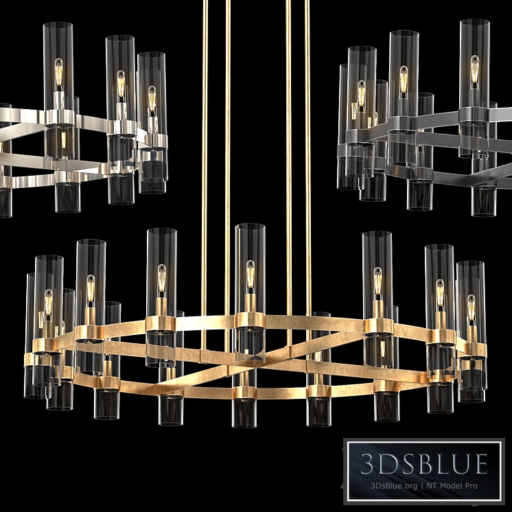 RAVELLE ROUND CHANDELIER 48