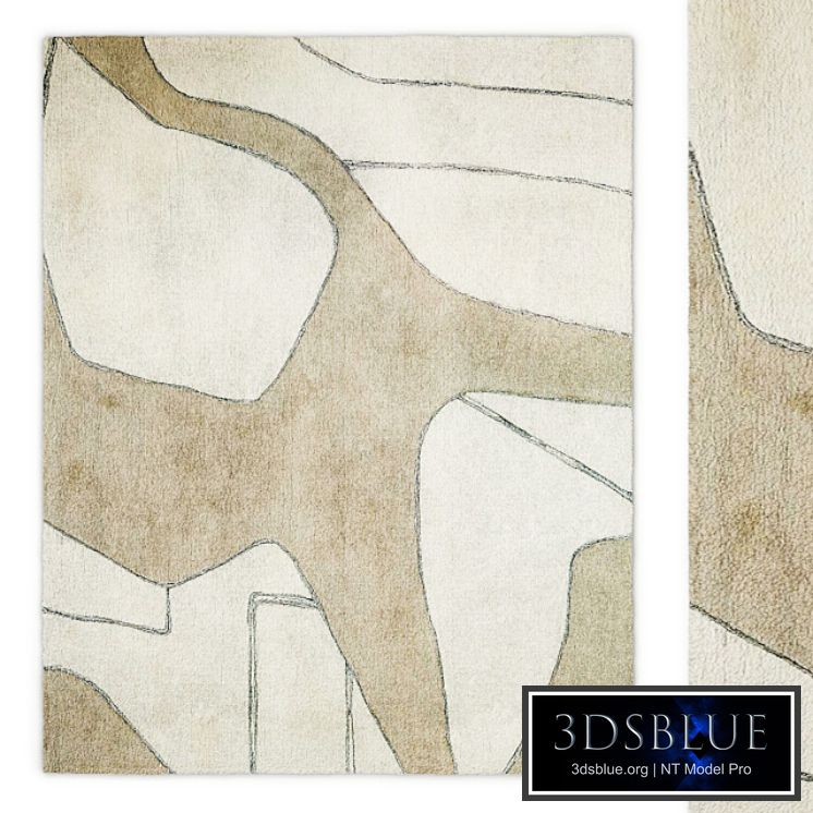 Lines II Fluide Rug by Toulemonde Bochart