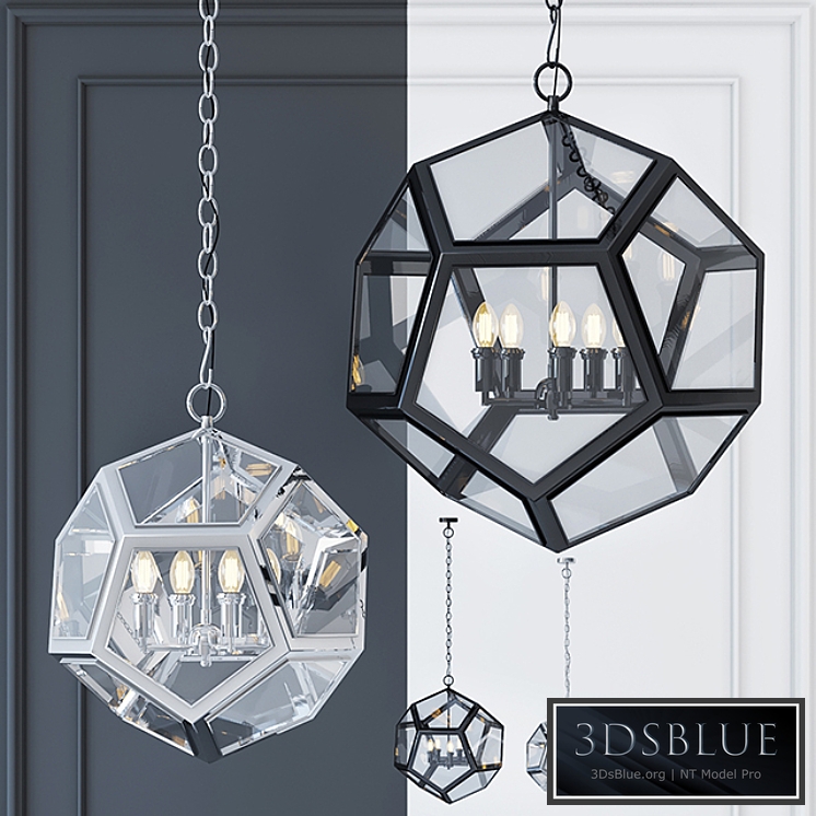 Chandelier Eichholtz Yorkshire M black