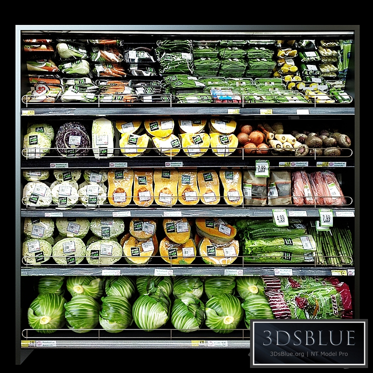 Shelves with vegetables 2