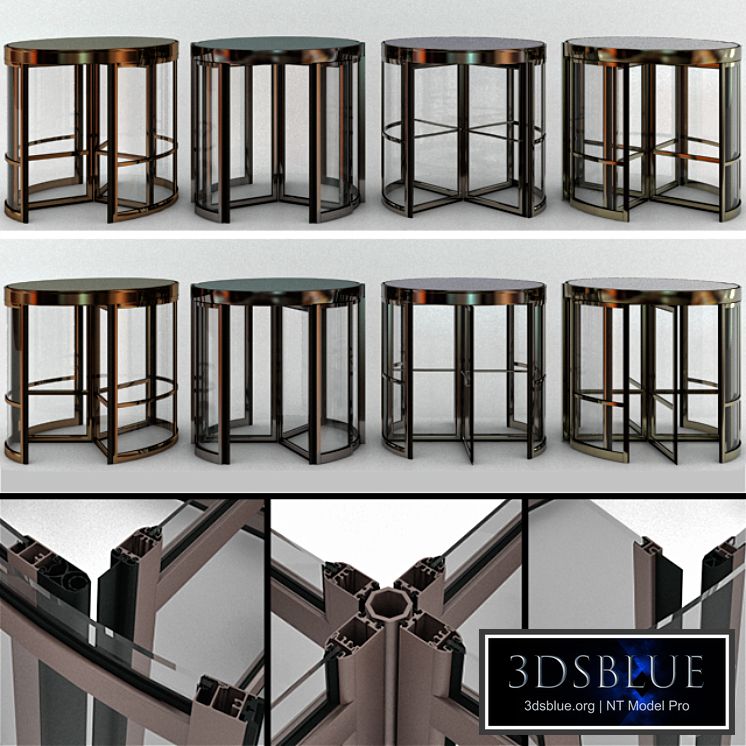 Revolving entrance doors