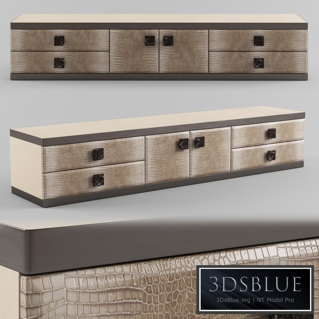 Longhi ASPEN Leather sideboard
