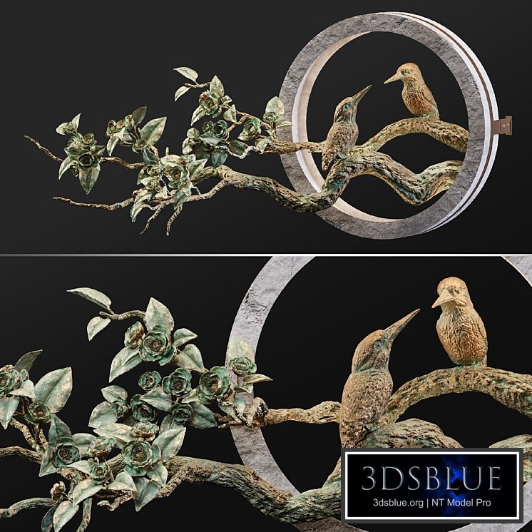 Birds lights alcedo atthis