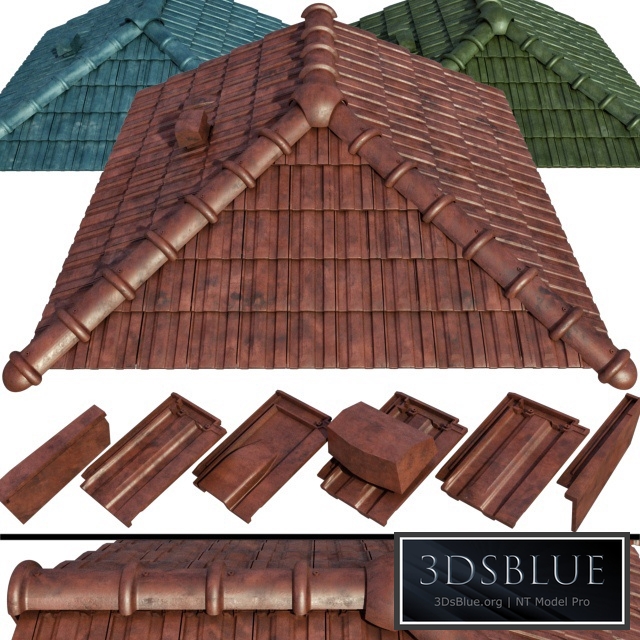 Ceramic tiles and roofing elements