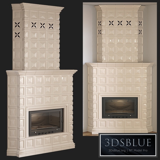 Tiled fireplace 03
