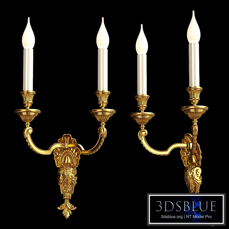 Antique French Wall Lamp