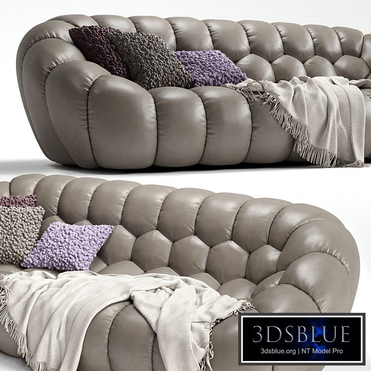 Bubble Cuir Sofa 4 seats Roche Bobois
