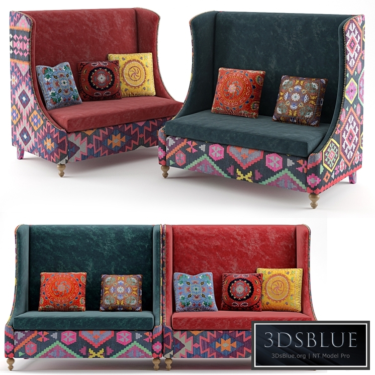 Venice Sofa 1400x850x1350h _ No Plugin