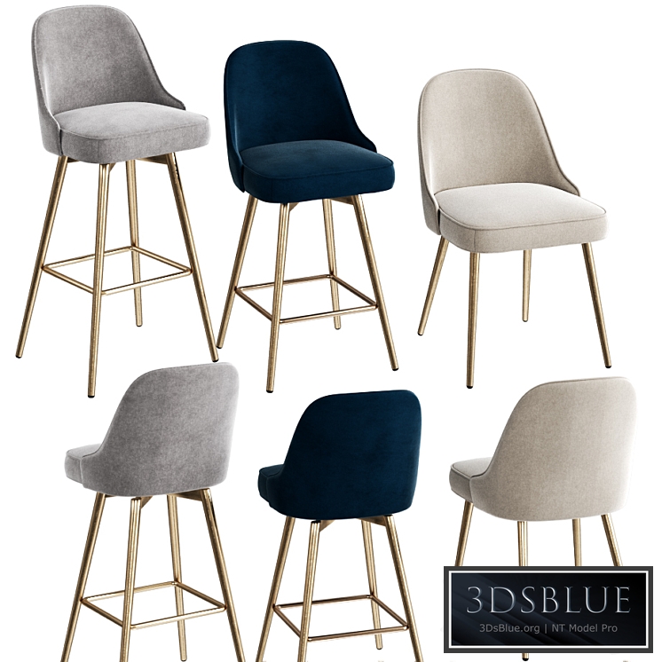 WEST ELM Mid-Century Velvet set