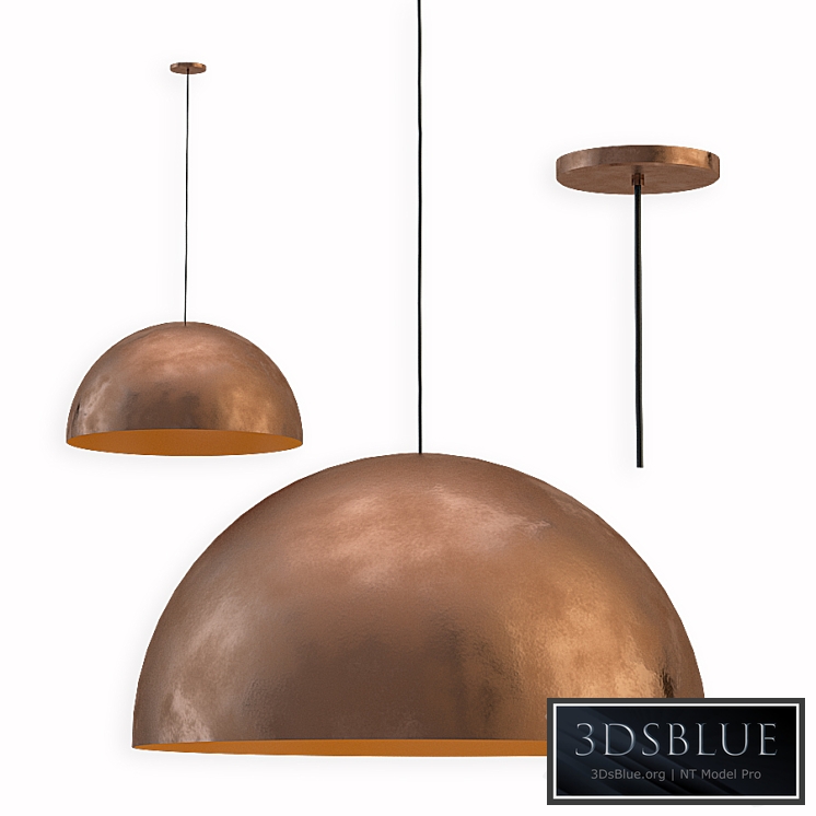 Fabbian Copper Pendant Lamp