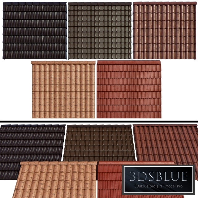 Metal tile and ceramic tile