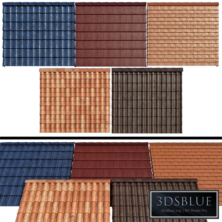 Metal tile and ceramic tile