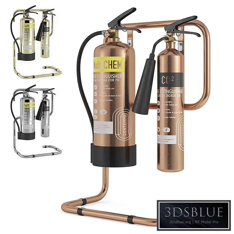 Fire Extinguisher on Commanderfire Contempo Fire Extinguisher Stands