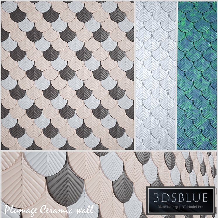 Plumage Ceramic wall