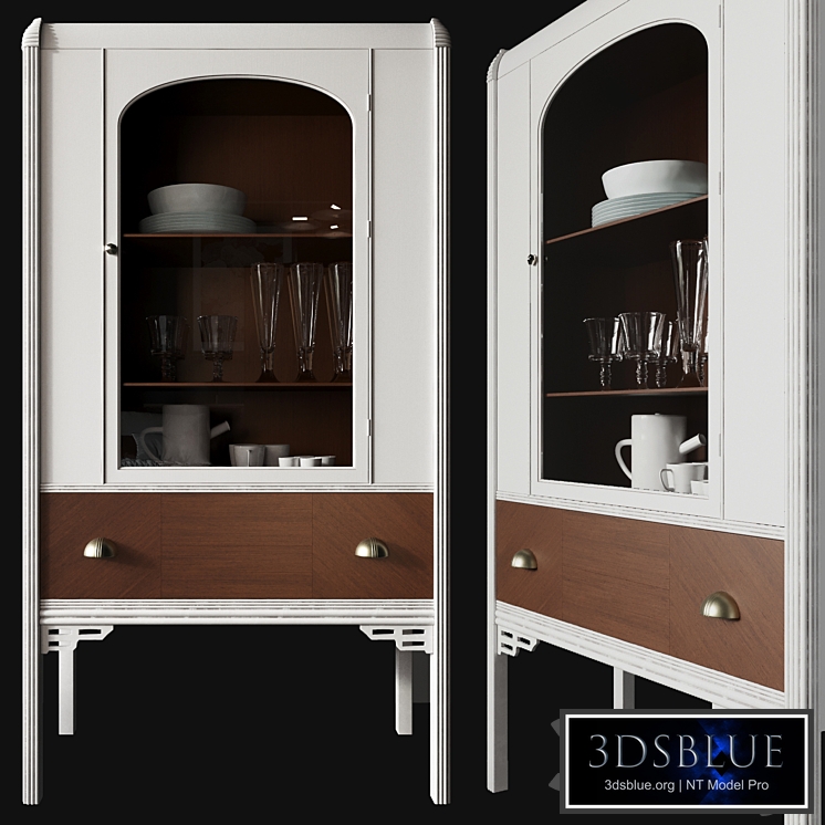 Art Deco China Hutch