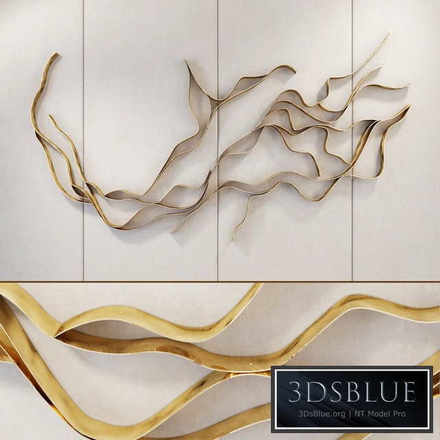 Waves _ Metal wall panel