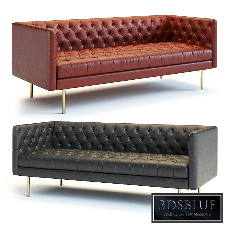 West Elm Modern Chesterfield Sofa