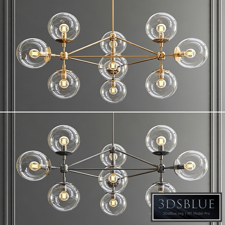 Modo 10 Bulb Chandelier