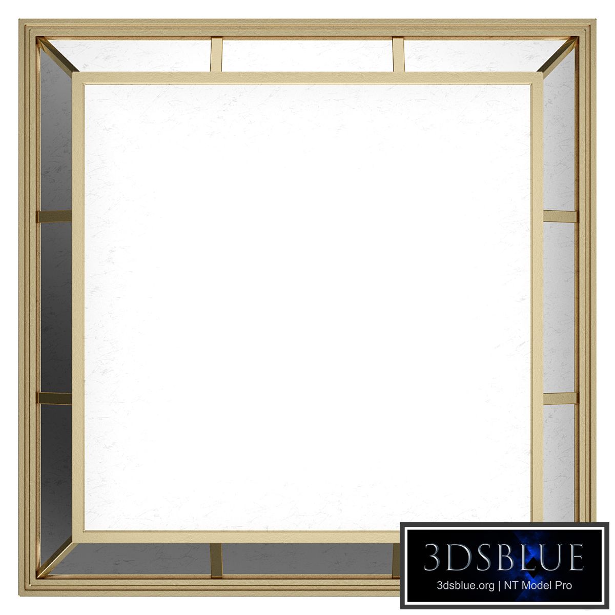 Mirror decorative square 89645