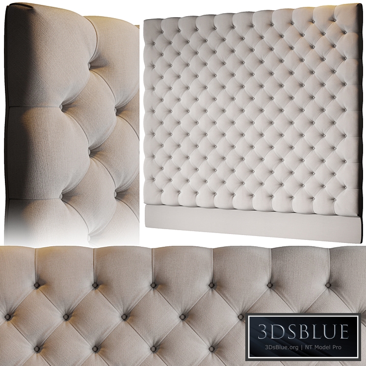 A Minimoon Cliveden Upholstered Headboard