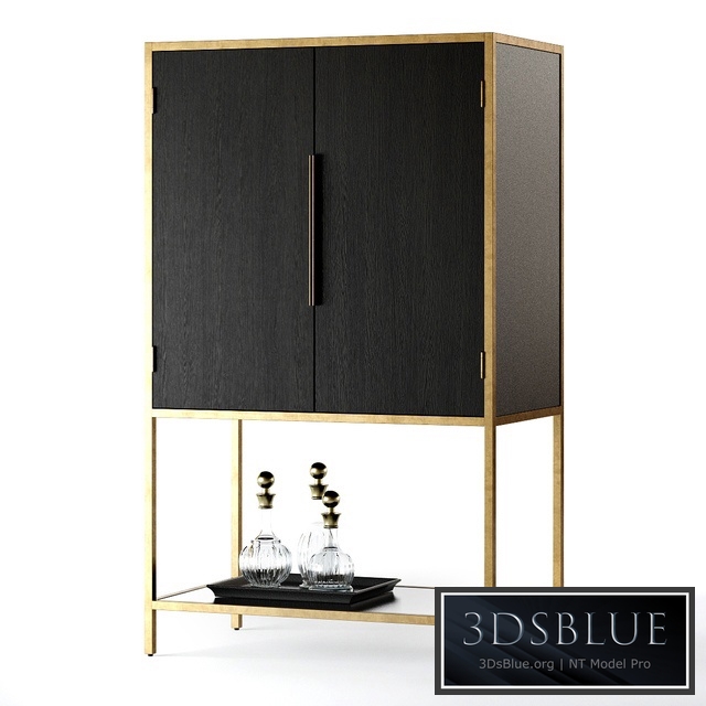 Crate and Barrel Oxford Bar Cabinet