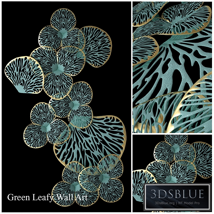 Green Leafy Wall Art