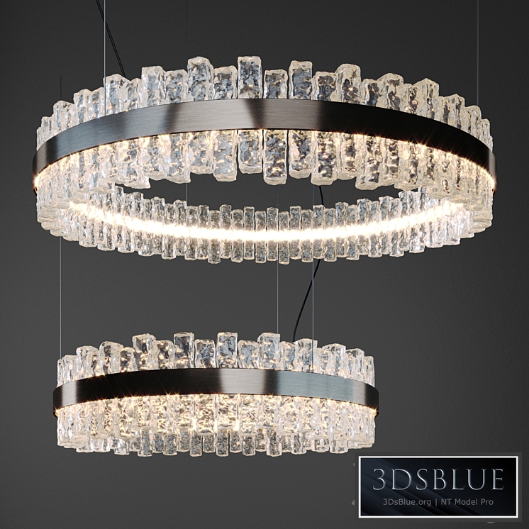 Cattelan italia Phoenix Ceiling lamp circle 64cm and 90cm width.