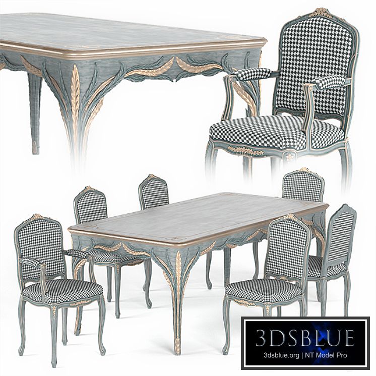 Silvano Grifoni Table and Chair Set