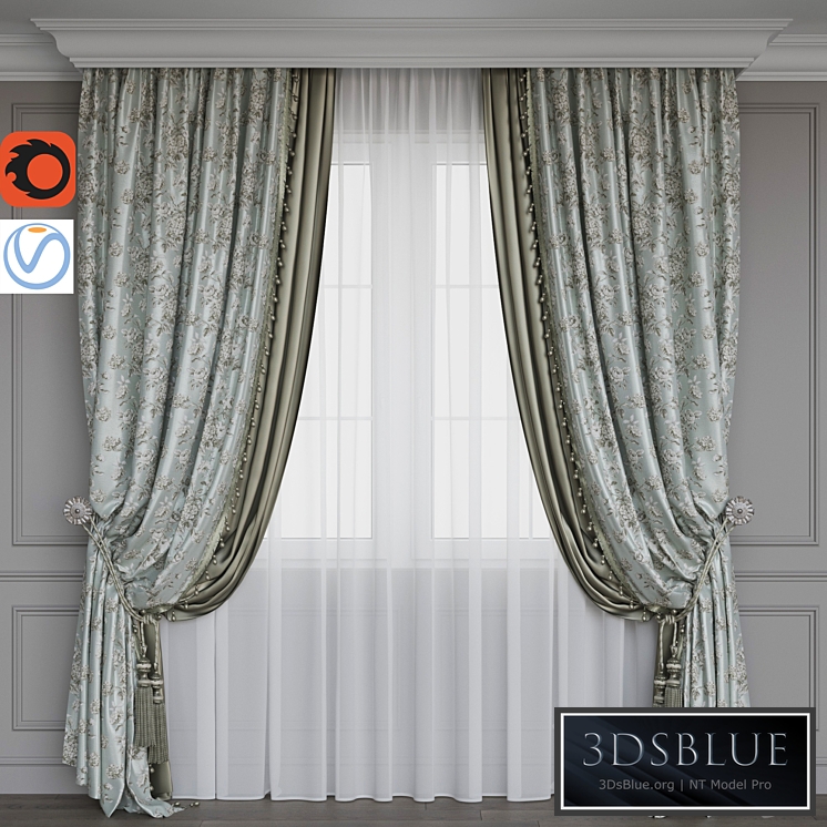 Portiere 2.8 flower 2 green