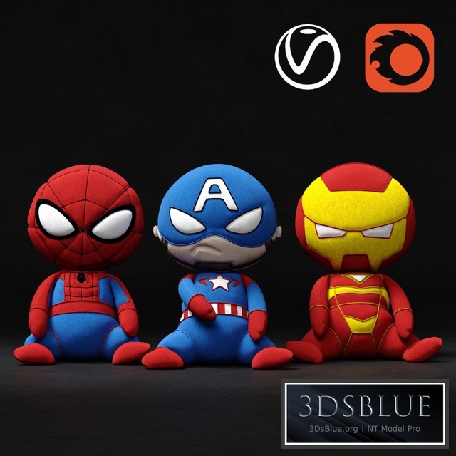 Marvel soft toys superheroes