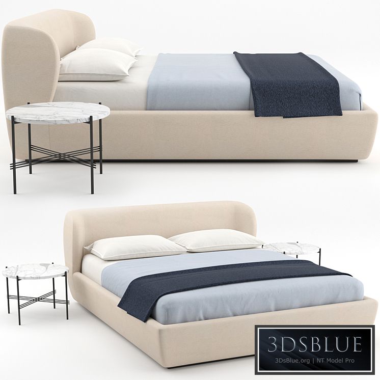 Stay Bed + TS Coffee Table by GUBI