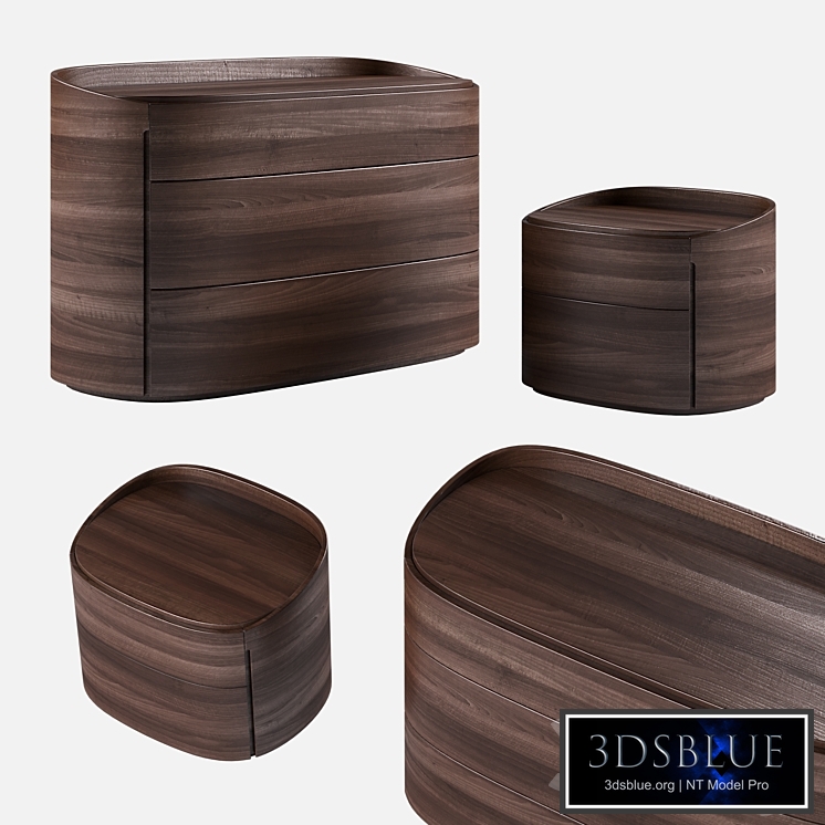 Chest and bedside table Sangiacomo Babila