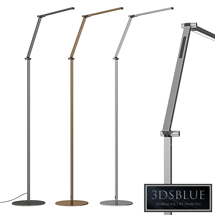 RH - Z Bar LED Task Floor Lamp