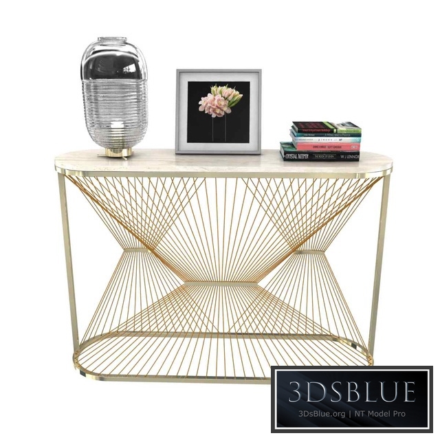 Aegis console table by lamberti design 3d model