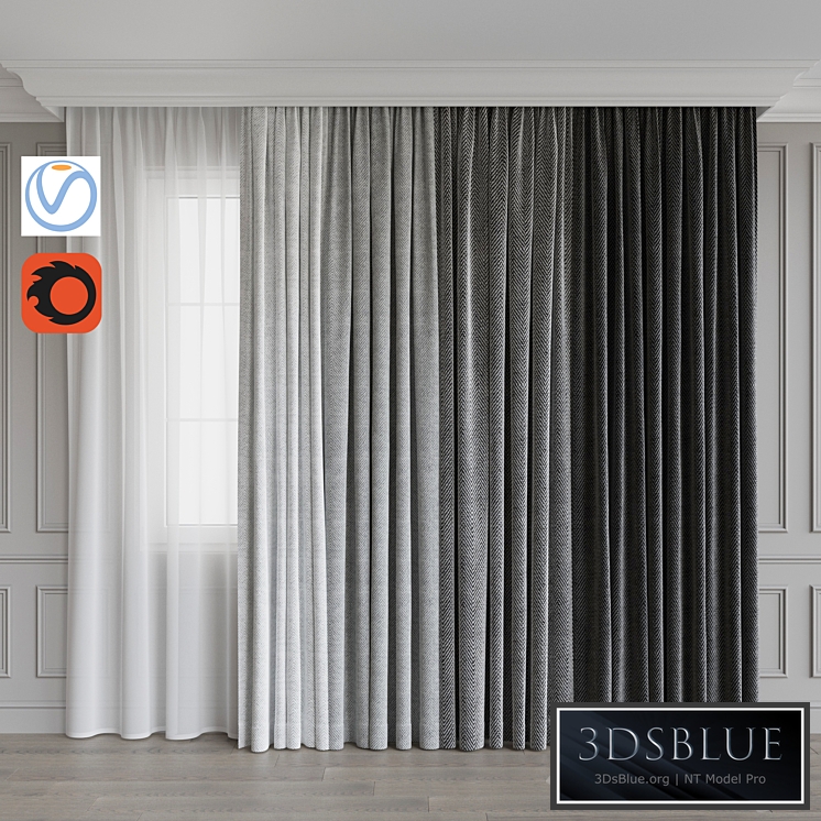 A set of curtains 9. Gray gamma