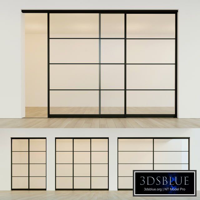 Sliding partition door 7