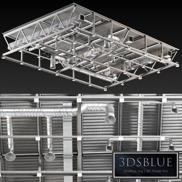 Ceiling Ventilation Gray