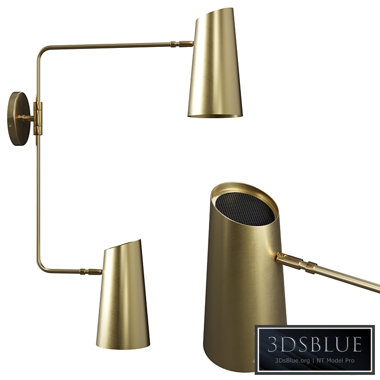 Cypress Double Swing Arm Sconce