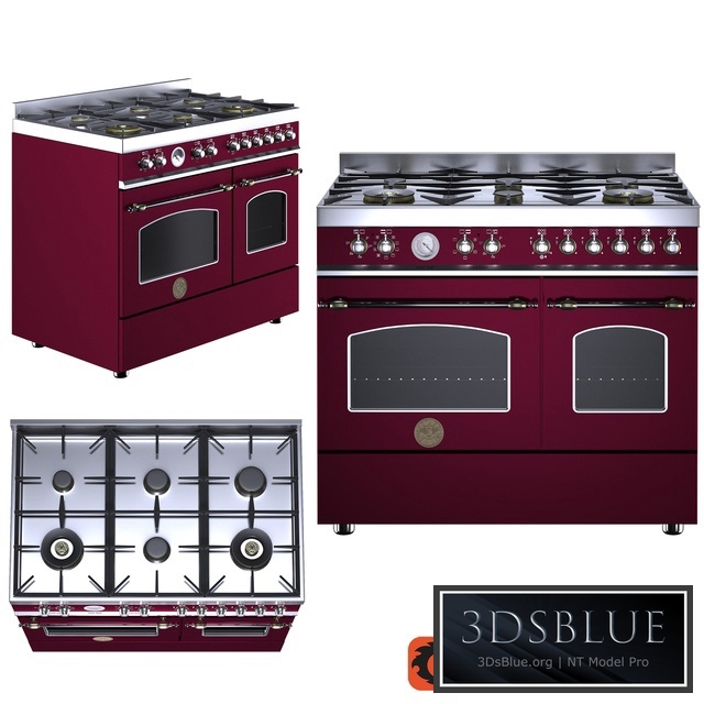 Gas stove HERITAGE-HER100-6-MFE-D-Bertazzoni-268928