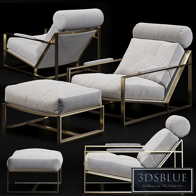 RH Milo Baughman Model # 3418, 1965 Chair